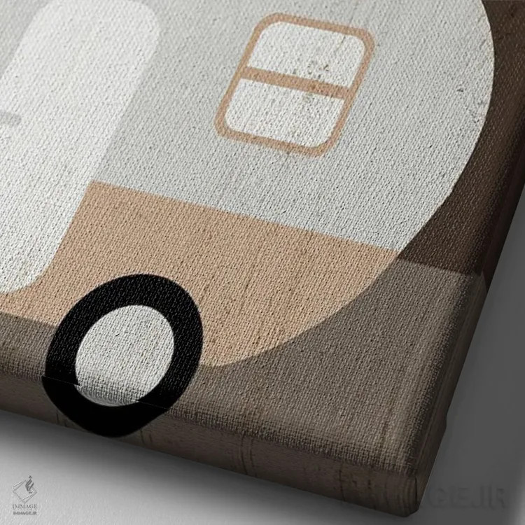 تابلو سفر ماجراجویانه دوم اثر آنا کوآچ - نمای نزدیک بافت بوم