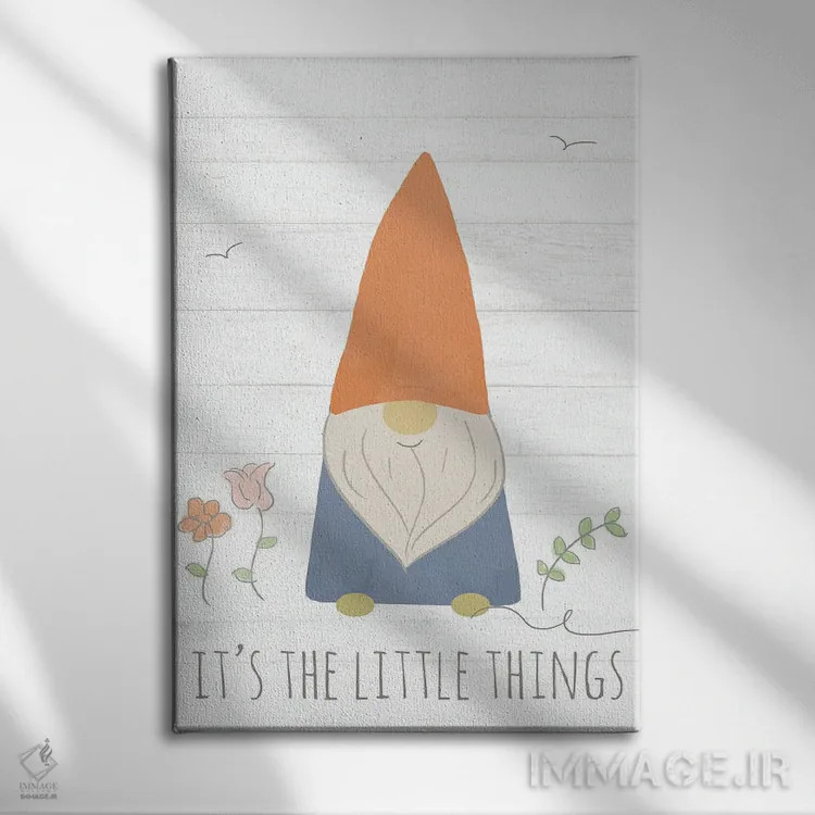 تابلو کوچکترین چیزها مهماند (جن) اثر آنا کوآچ - نمای روبهرو روی دیوار