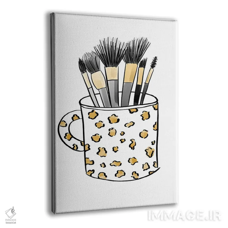 تابلو ماگ طرح حیوانات اول اثر آنا کوآچ - نمای پرسپکتیو محصول