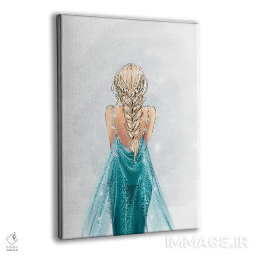 تابلو هنر مد الهامگرفته از السا اثر آنریکا برسلر - نمای پرسپکتیو محصول