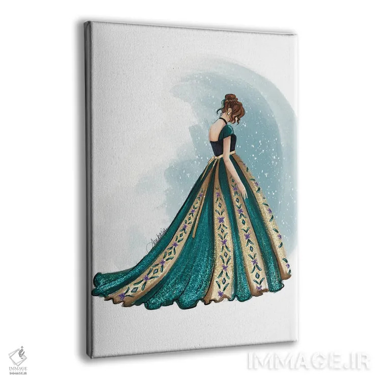 تابلو آنا با پایان خوش (پرنسس) اثر آنریکا برسلر - نمای پرسپکتیو محصول