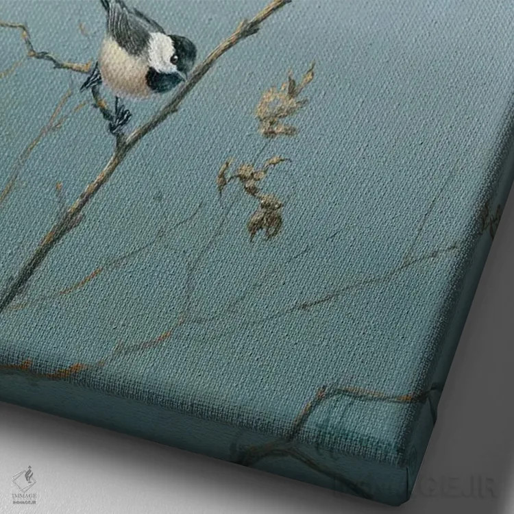 تابلو چرخریسکهای راهزن اثر اندرسون آرت (گروه هنری) - نمای نزدیک بافت بوم