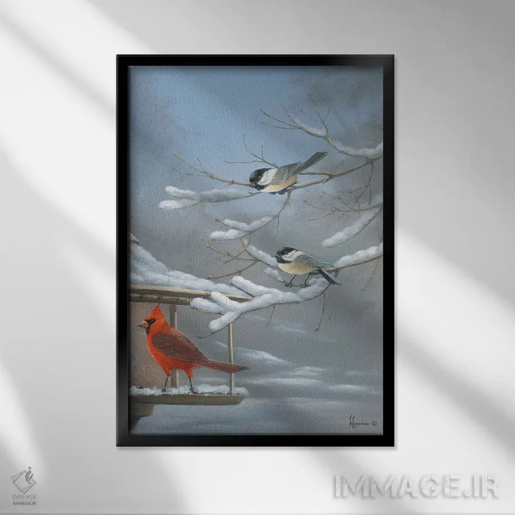 تابلو تقابل کارباورال و چرخریسک اثر اندرسون آرت (گروه هنری) - نمای قابدار مشکی