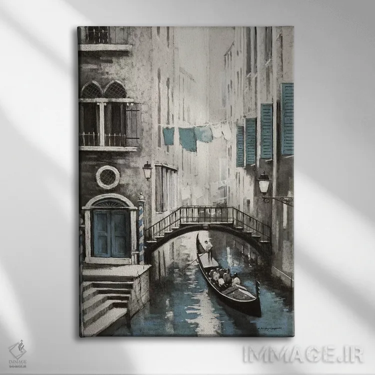 تابلو ونیز (شماره ۱) اثر ای. آنتونی اورم - نمای روبهرو روی دیوار