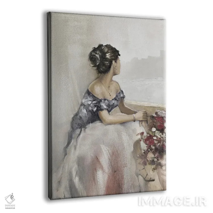 تابلو پنجرهٔ لطیف رمانتیک اثر ای. آنتونی اورم - نمای پرسپکتیو محصول