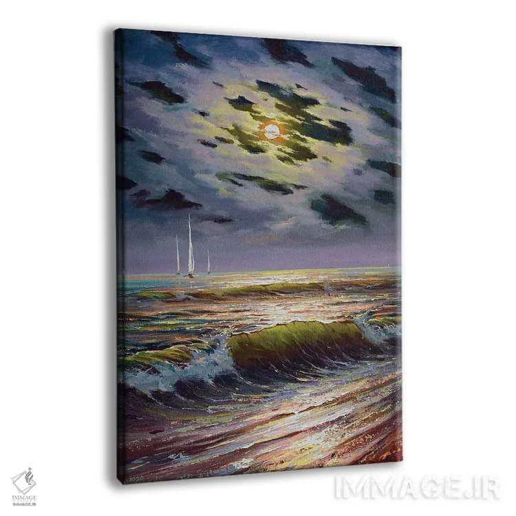 تابلو منظرهٔ دریا (شماره ۱۶) اثر آندره اوستاپچوک - نمای پرسپکتیو محصول