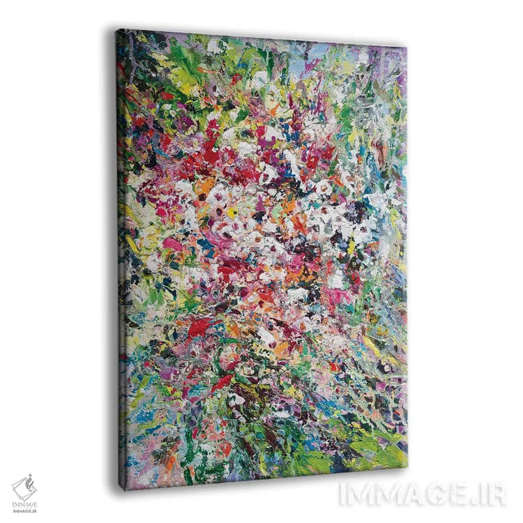 تابلو دستهگل انتزاعی (شماره ۱) اثر آندره اوستاپچوک - نمای پرسپکتیو محصول