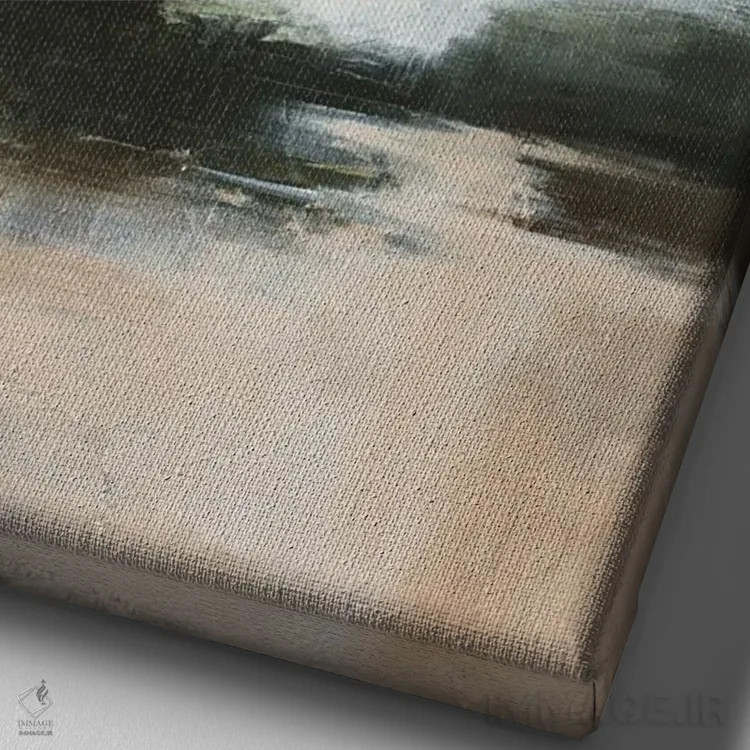 تابلو سنورا (شماره ۱) اثر الکس اودنورالوف - نمای نزدیک بافت بوم