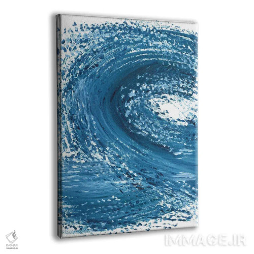 تابلو موج آبی I (شماره یک) اثر آنا اوز - نمای پرسپکتیو محصول