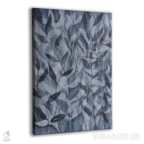 تابلو گلهای آبی (آبرنگ) اثر آنا اوز - نمای پرسپکتیو محصول