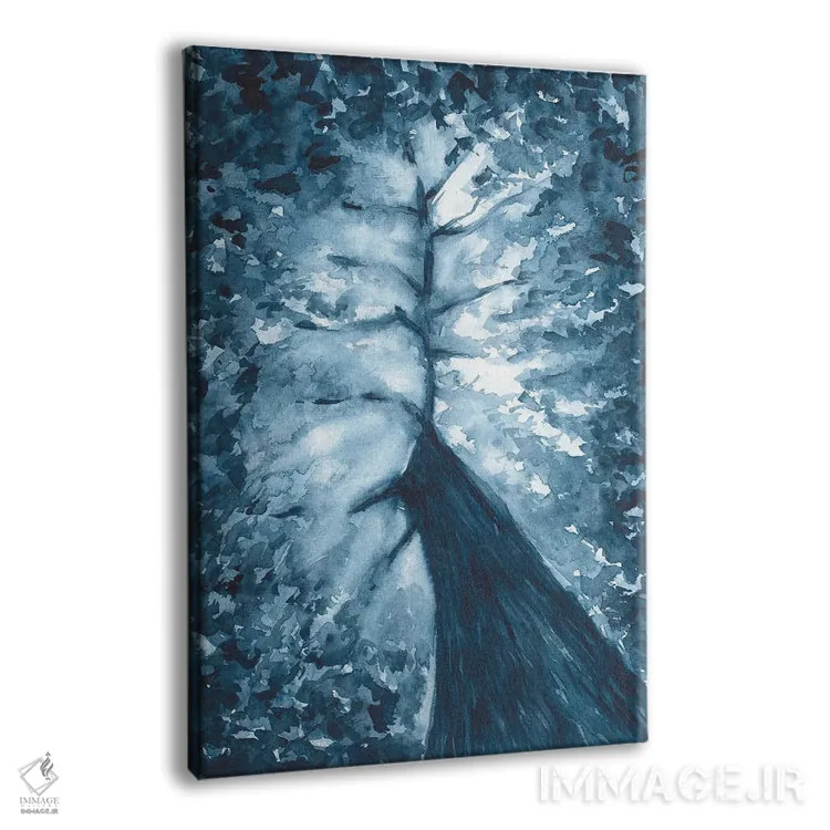 تابلو درخت مرموز (انتزاعی آبرنگ) اثر آنا اوز - نمای پرسپکتیو محصول