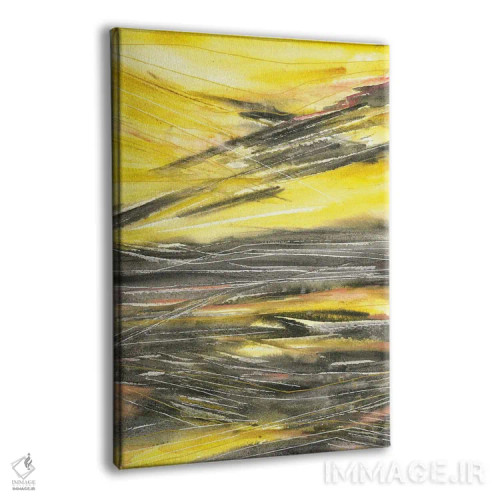 تابلو منظرهٔ انتزاعی غروب اثر آنا اوز - نمای پرسپکتیو محصول