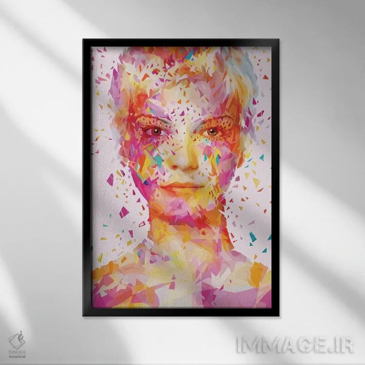 تابلو زیرقی (رنگ) اثر آلساندرو پوتاسو - نمای قابدار مشکی