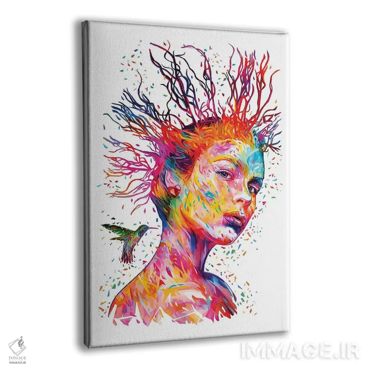 تابلو ملکهٔ قلبها اثر آلساندرو پوتاسو - نمای پرسپکتیو محصول