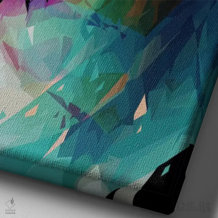 تابلو نقاشی اثر آلساندرو پوتاسو - نمای نزدیک بافت بوم