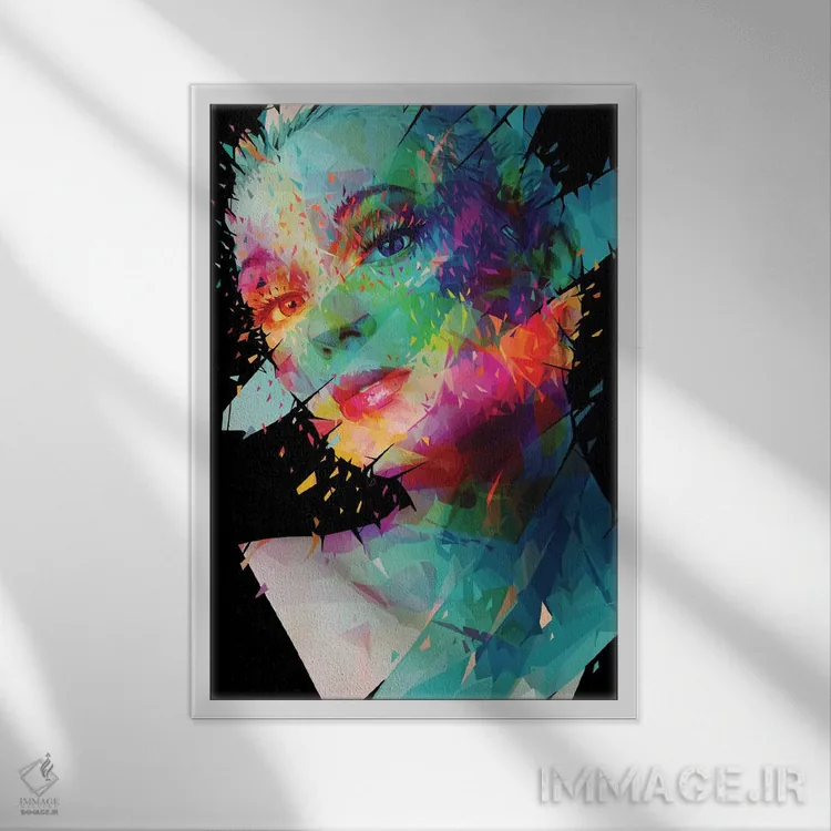 تابلو نقاشی اثر آلساندرو پوتاسو - نمای قابدار سفید