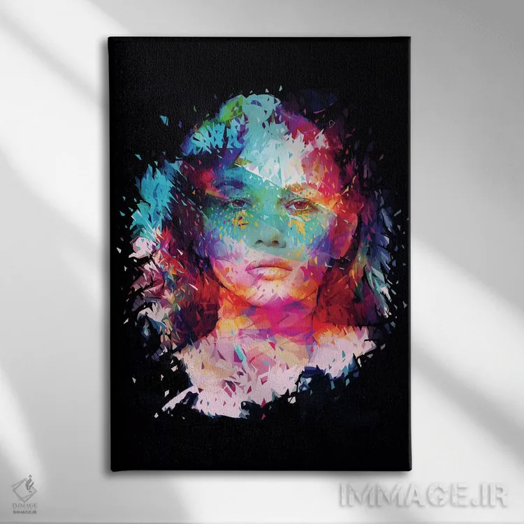 تابلو اشکهای طلایی اثر آلساندرو پوتاسو - نمای روبهرو روی دیوار