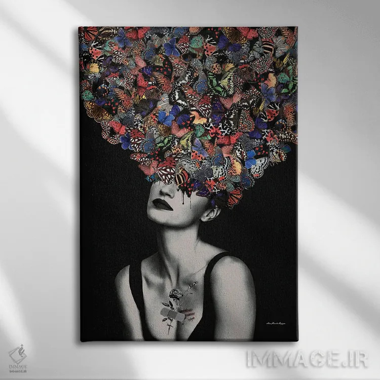 تابلو لنی (نام خاص) اثر آنا پائولا هوپه - نمای روبهرو روی دیوار