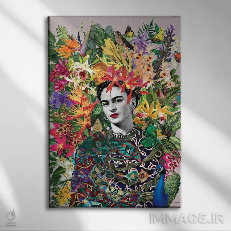 تابلو فریدا کولی (یا کولی فریدا) اثر آنا پائولا هوپه - نمای روبهرو روی دیوار