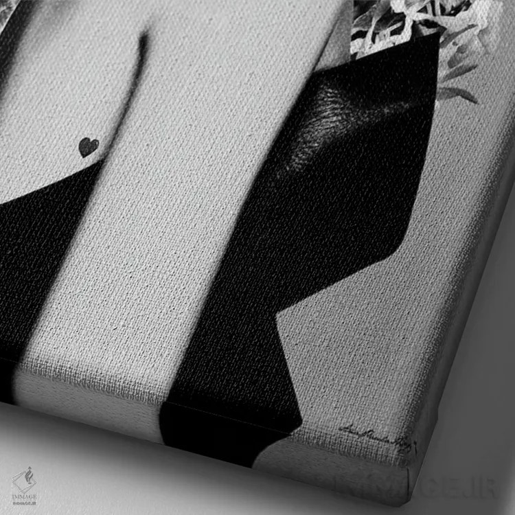 تابلو Chloé (کلویی) اثر آنا پائولا هوپه - نمای نزدیک بافت بوم