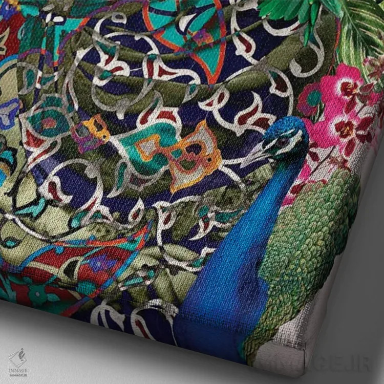 تابلو فریدا کولی (یا کولی فریدا) اثر آنا پائولا هوپه - نمای نزدیک بافت بوم