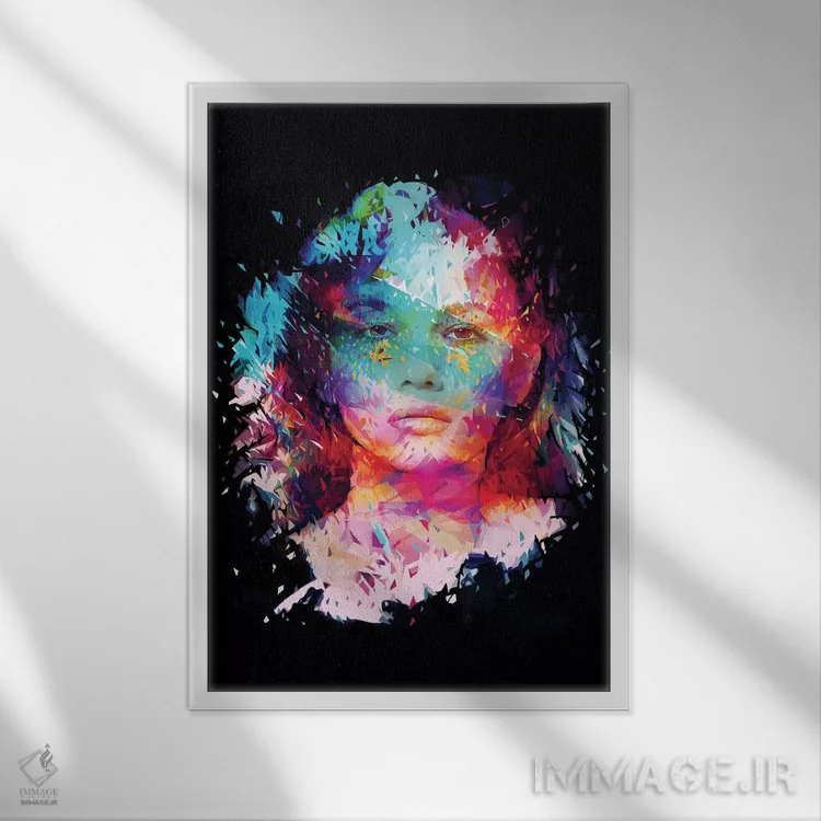 تابلو اشکهای طلایی اثر آلساندرو پوتاسو - نمای قابدار سفید