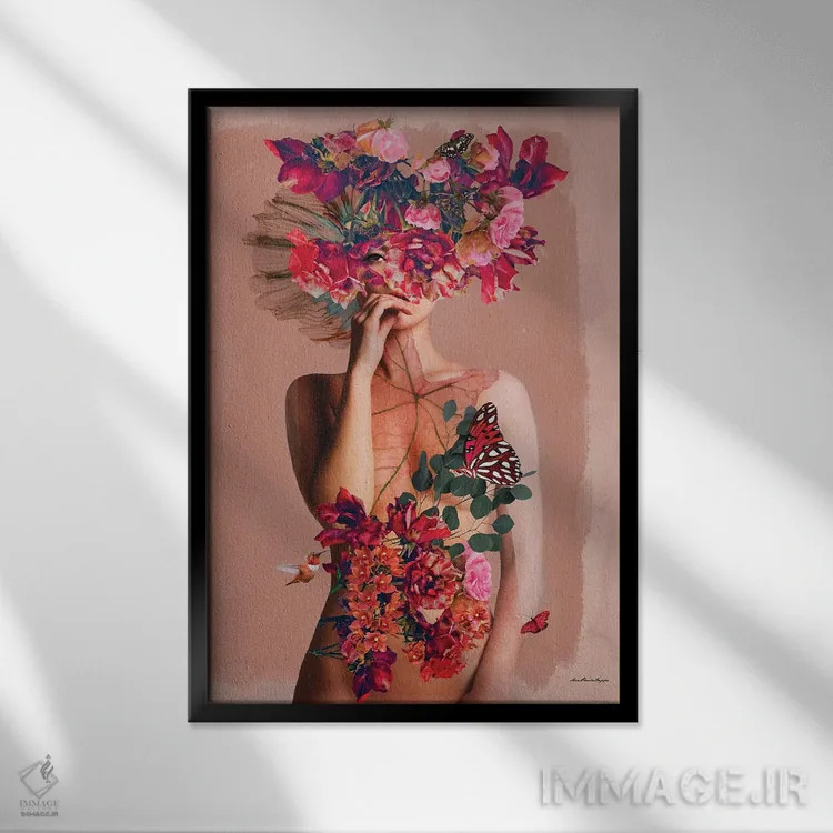 تابلو میچل (نام خاص) اثر آنا پائولا هوپه - نمای قابدار مشکی