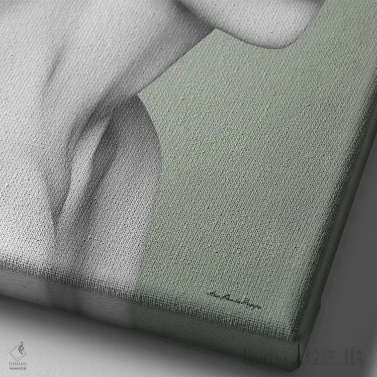 تابلو آلیس (نام خاص) اثر آنا پائولا هوپه - نمای نزدیک بافت بوم