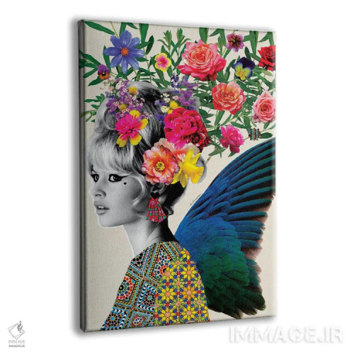 تابلو گلهای بریژیت اثر آنا پائولا هوپه - نمای پرسپکتیو محصول