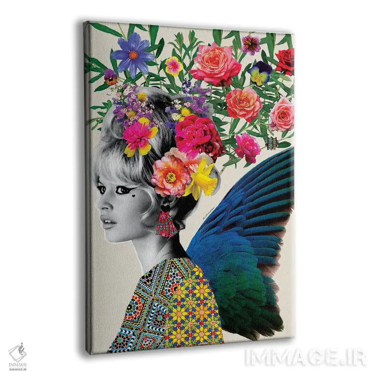 تابلو گلهای بریژیت اثر آنا پائولا هوپه - نمای پرسپکتیو محصول