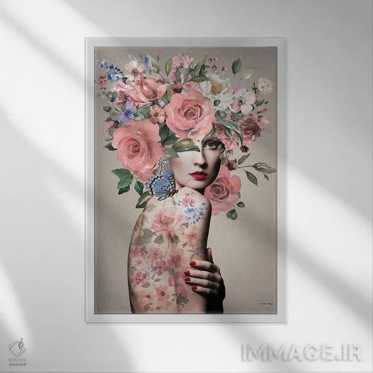 تابلو کارین (نام خاص) اثر آنا پائولا هوپه - نمای قابدار سفید