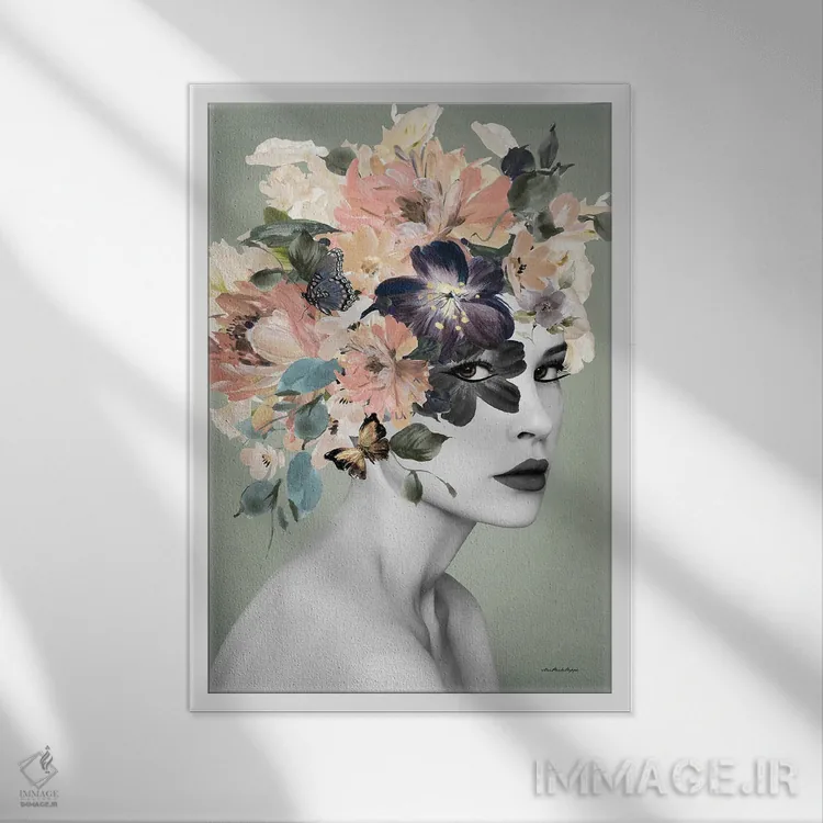 تابلو آلیس (نام خاص) اثر آنا پائولا هوپه - نمای قابدار سفید