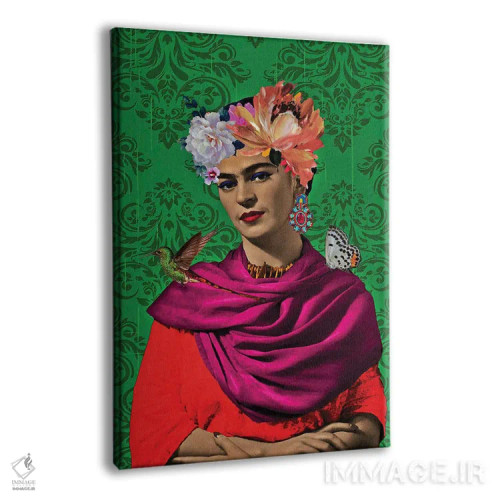 تابلو فریدا سبز اثر آنا پائولا هوپه - نمای پرسپکتیو محصول