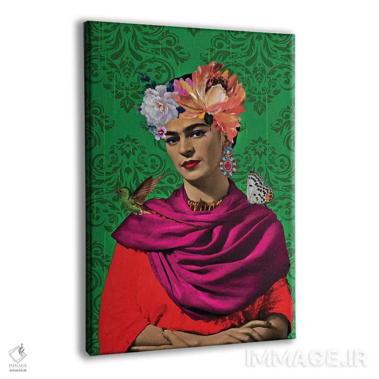 تابلو فریدا سبز اثر آنا پائولا هوپه - نمای پرسپکتیو محصول