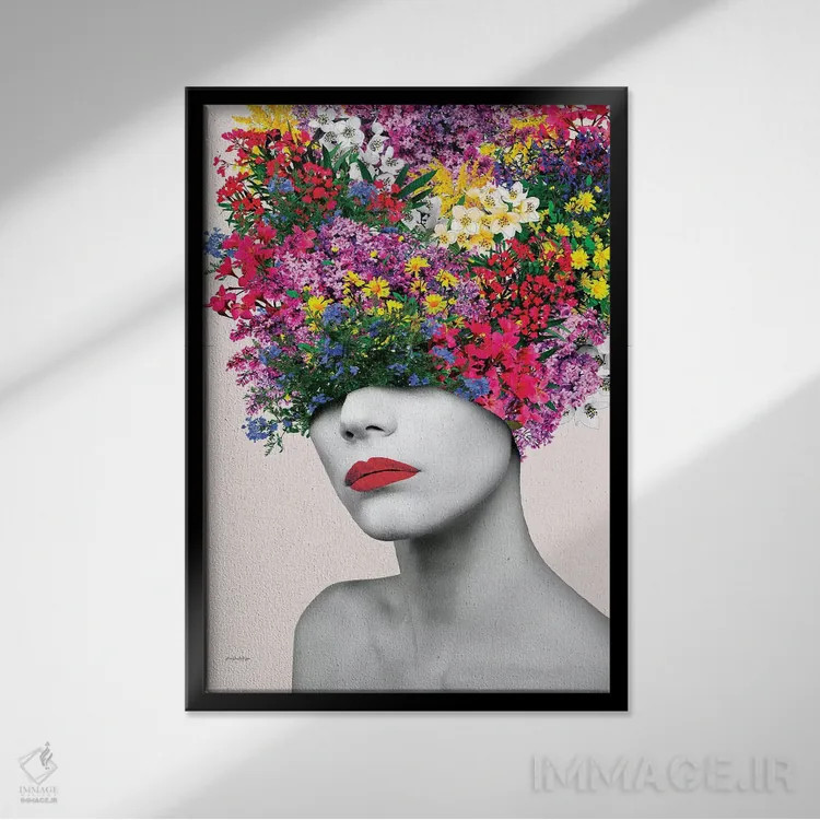 تابلو دستهگل برادوی اثر آنا پائولا هوپه - نمای قابدار مشکی