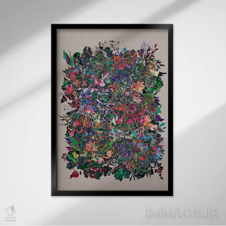 تابلو کاتارسه (واژه یا نام خاص) اثر آنا پائولا هوپه - نمای قابدار مشکی