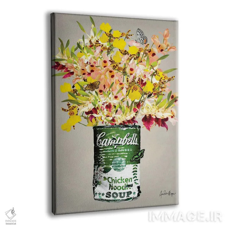 تابلو ارکیده کمپبل اثر آنا پائولا هوپه - نمای پرسپکتیو محصول