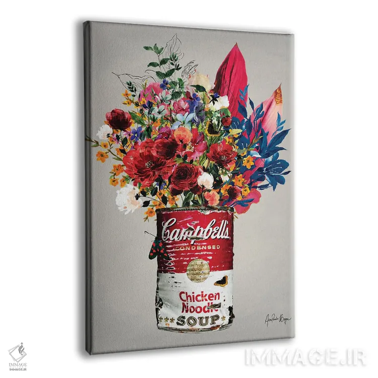 تابلو صورتی کمپبل اثر آنا پائولا هوپه - نمای پرسپکتیو محصول