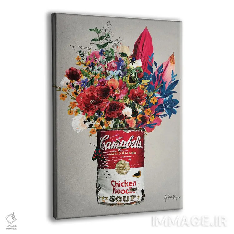 تابلو صورتی کمپبل اثر آنا پائولا هوپه - نمای پرسپکتیو محصول