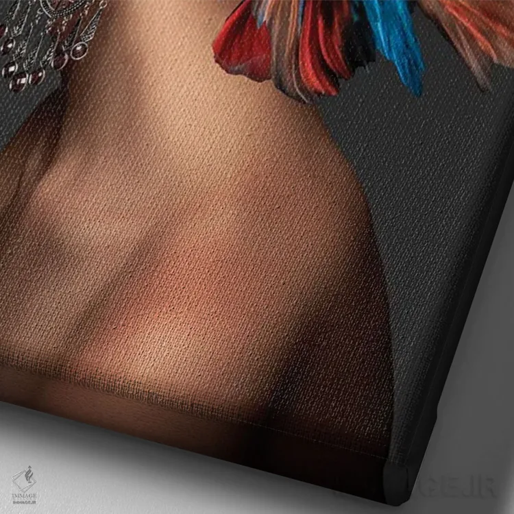 تابلو شز بلک (نام رستوران یا محل) اثر آنا پائولا هوپه - نمای نزدیک بافت بوم