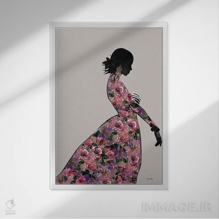 تابلو نیمهشب در پاریس اثر آنا پائولا هوپه - نمای قابدار سفید