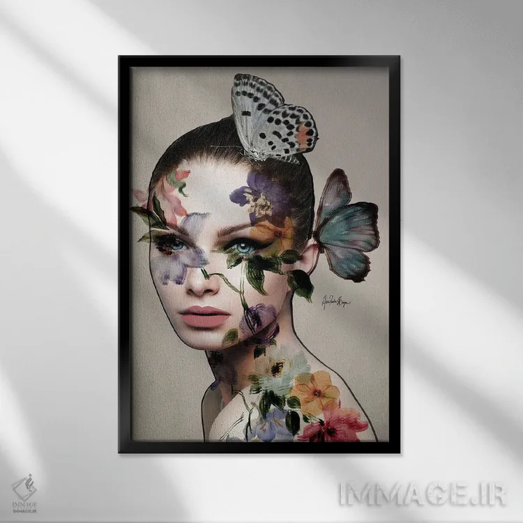 تابلو میرا (نام خاص) اثر آنا پائولا هوپه - نمای قابدار مشکی