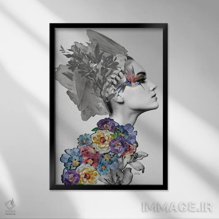 تابلو بیلی (نام خاص) اثر آنا پائولا هوپه - نمای قابدار مشکی