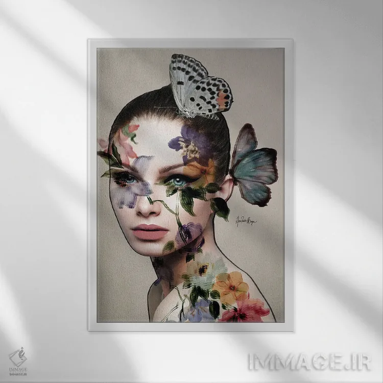 تابلو میرا (نام خاص) اثر آنا پائولا هوپه - نمای قابدار سفید