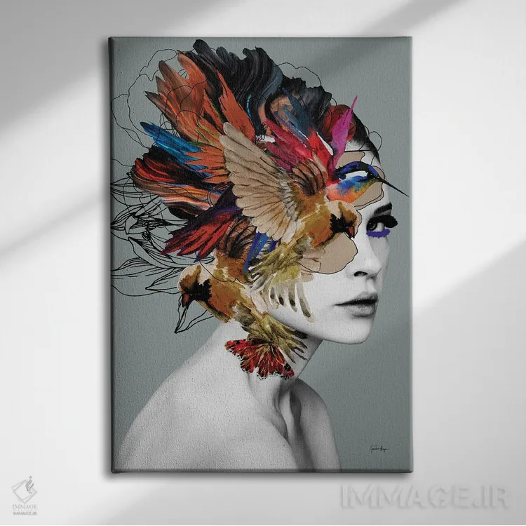 تابلو السا (نام خاص) اثر آنا پائولا هوپه - نمای روبهرو روی دیوار