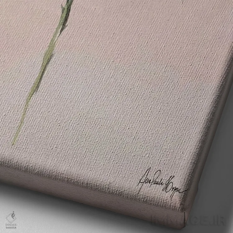 تابلو هنر، شفا، روح (تلفیق سه واژه) اثر آنا پائولا هوپه - نمای نزدیک بافت بوم