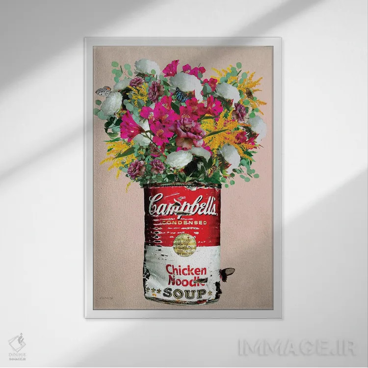 تابلو کمپبلز وینتج اثر آنا پائولا هوپه - نمای قابدار سفید