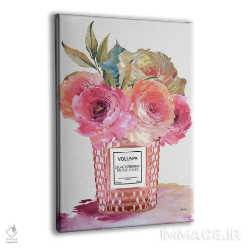 تابلو Voluspa Rosé (برند و نوع نوشیدنی) اثر آنا پائولا هوپه - نمای پرسپکتیو محصول