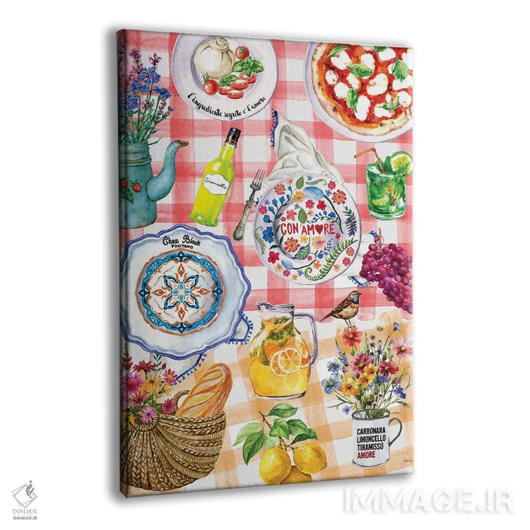 تابلو ساحل آمالفی (ایتالیا) اثر آنا پائولا هوپه - نمای پرسپکتیو محصول