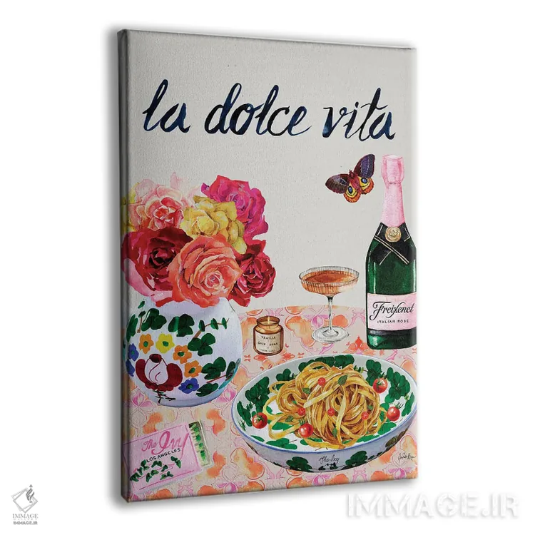 تابلو The Ivy LA (رستوران معروف لسآنجلس) اثر آنا پائولا هوپه - نمای پرسپکتیو محصول